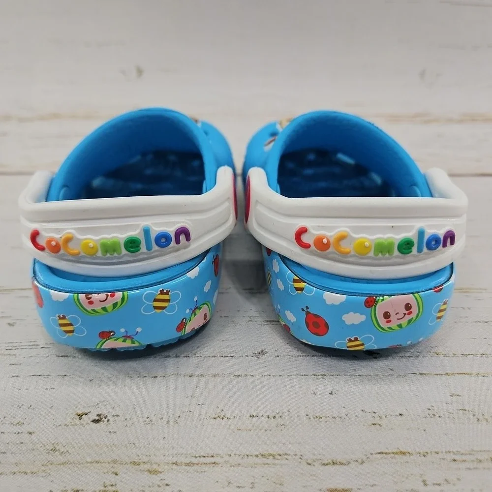 Crocs Toddlers Classic Cocomelon Clogs Electric‎ Blue Size C5 208851